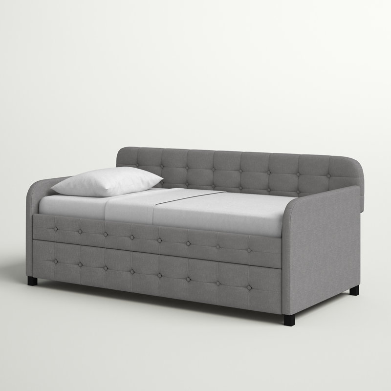 Andover Mills™ Seraphine Upholstered Daybed with Trundle & Reviews